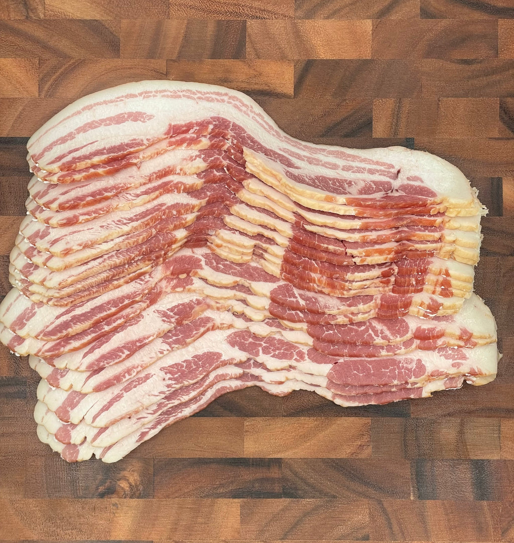 Hazelnut Smoked Thick Cut Bacon (per lb)