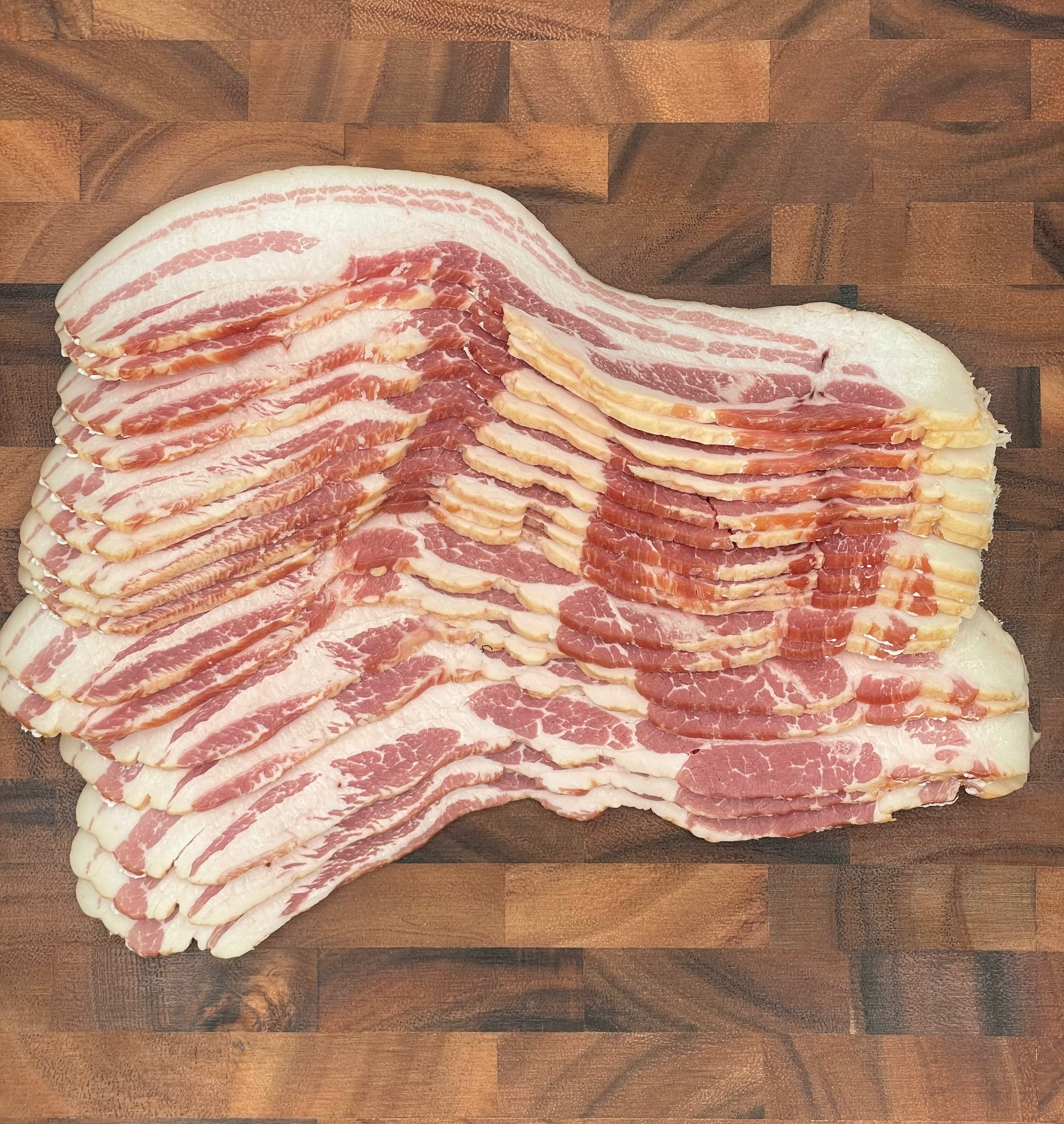 Hazelnut Smoked Thick Cut Bacon (per lb)